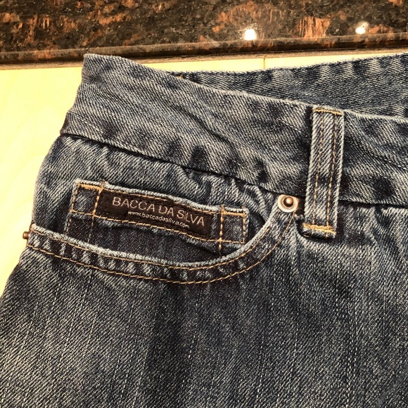 Bacca da Silva flared low rise jeans, autographed - Picture 2 of 7